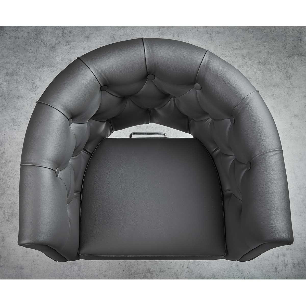 Frizētavas krēsls Mals 63/50/46 cm pelēks - N1 Home