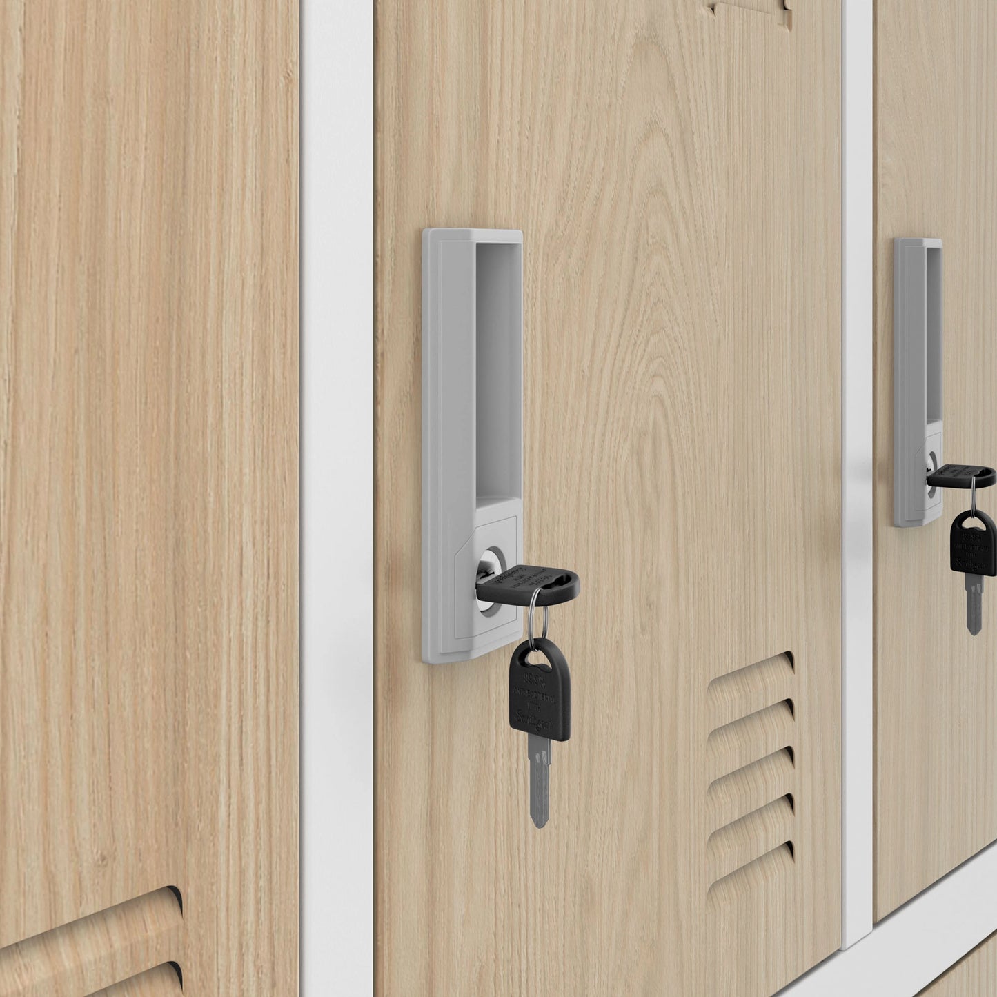 Metāla skapis Marc 185/90/40 cm sonoma ozols/balts - N1 Home