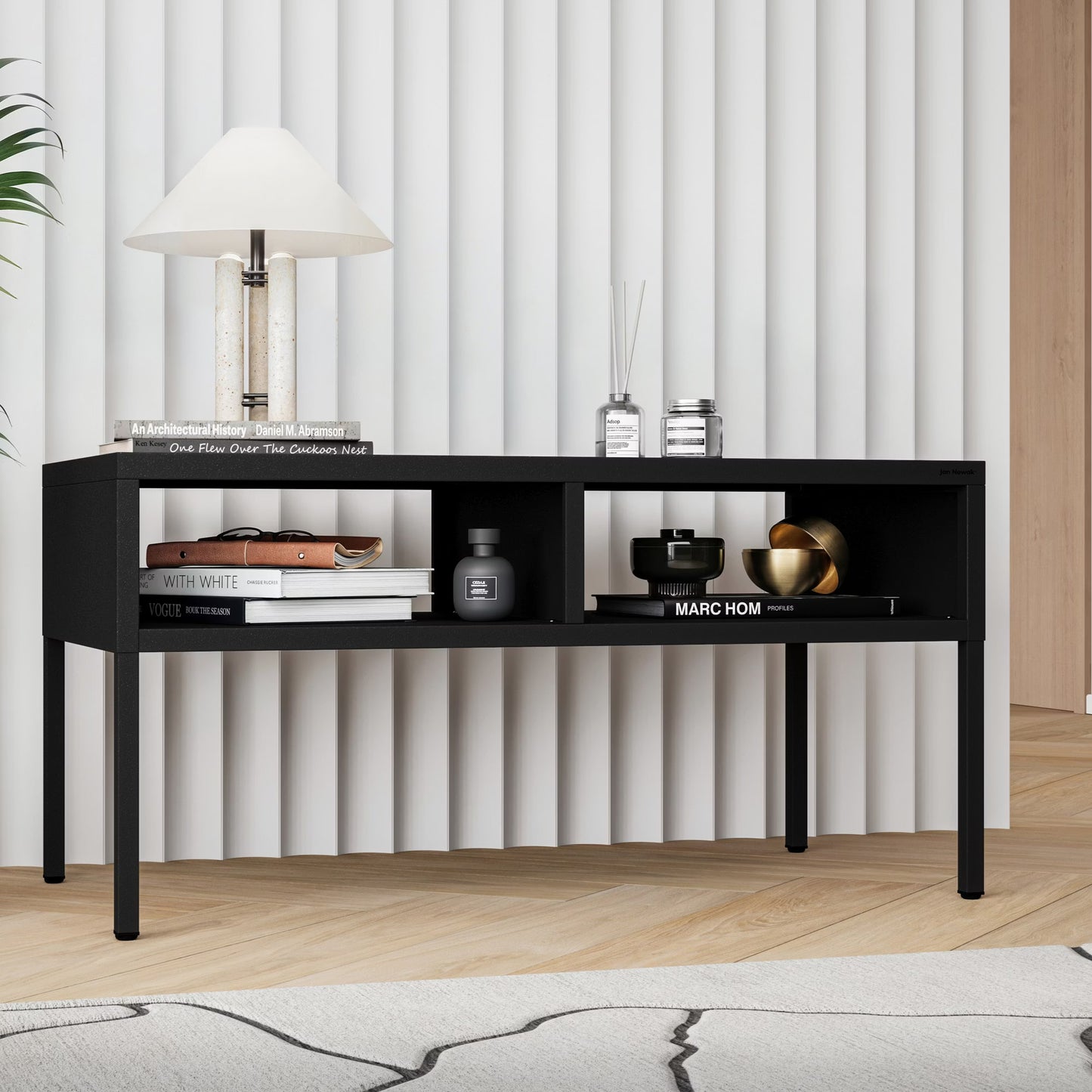 Kafijas galds Matti 90/45/45 cm melns - N1 Home