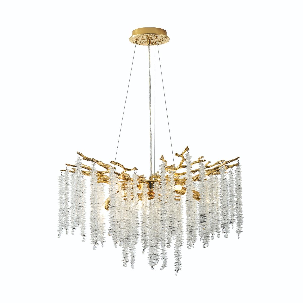 Piekaramā lampa Dujos MD3720-1-EGN 60/150/60 cm zelts