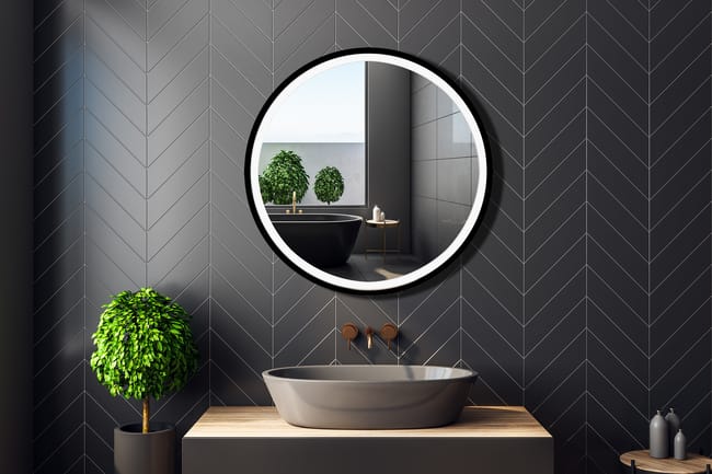 Spogulis Runds 70/80/90 cm x 2,5 cm - N1 Home