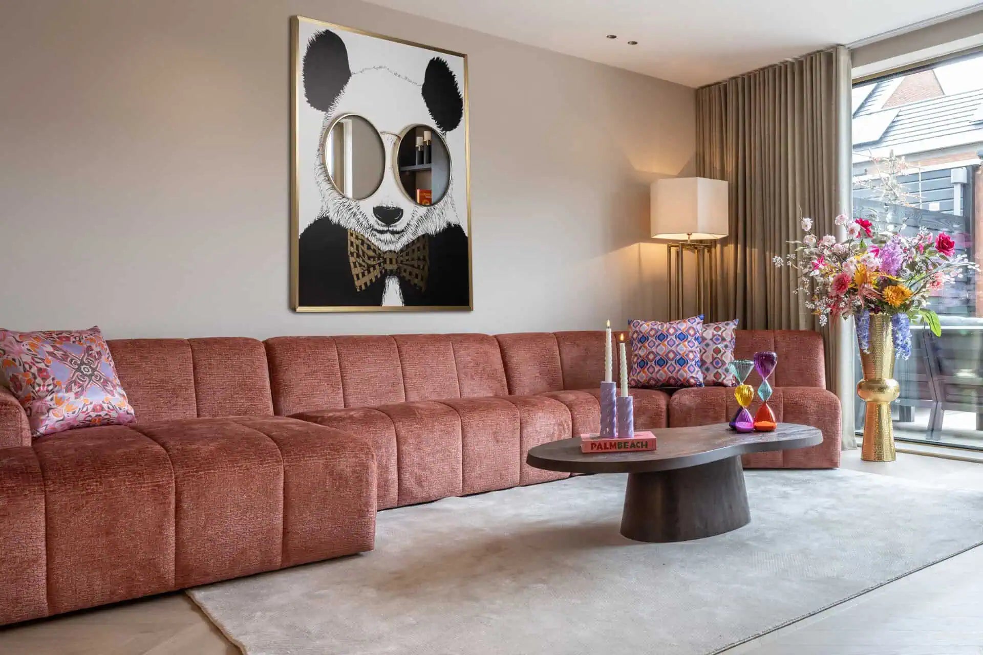 Kafijas galds Odile dark brown Richmond Interiors 35/130/70 cm tumši brūns - N1 Home