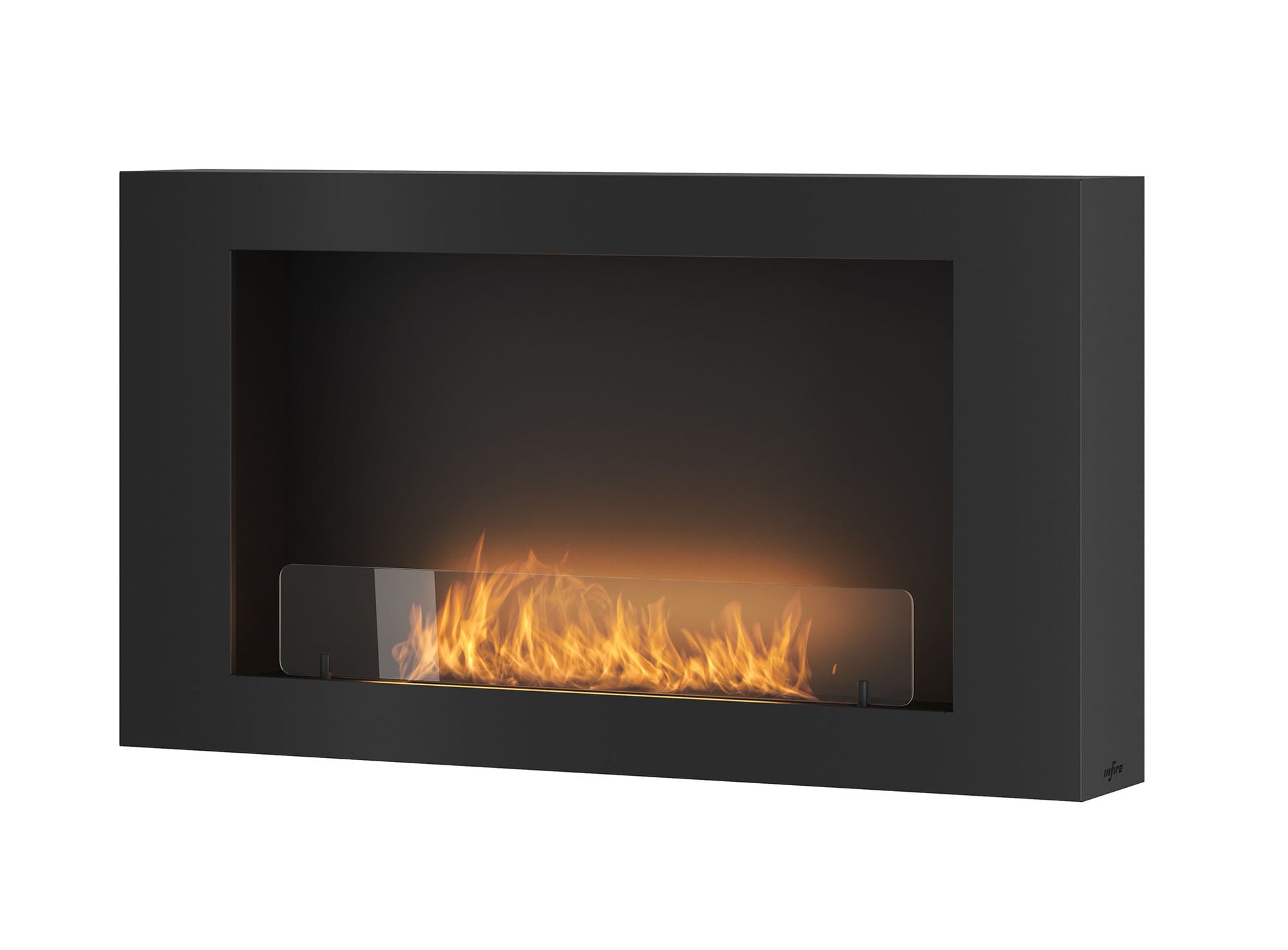 Biokamīns Mura 80/56/16;100/56/16/120/56/16 cm melns - N1 Home