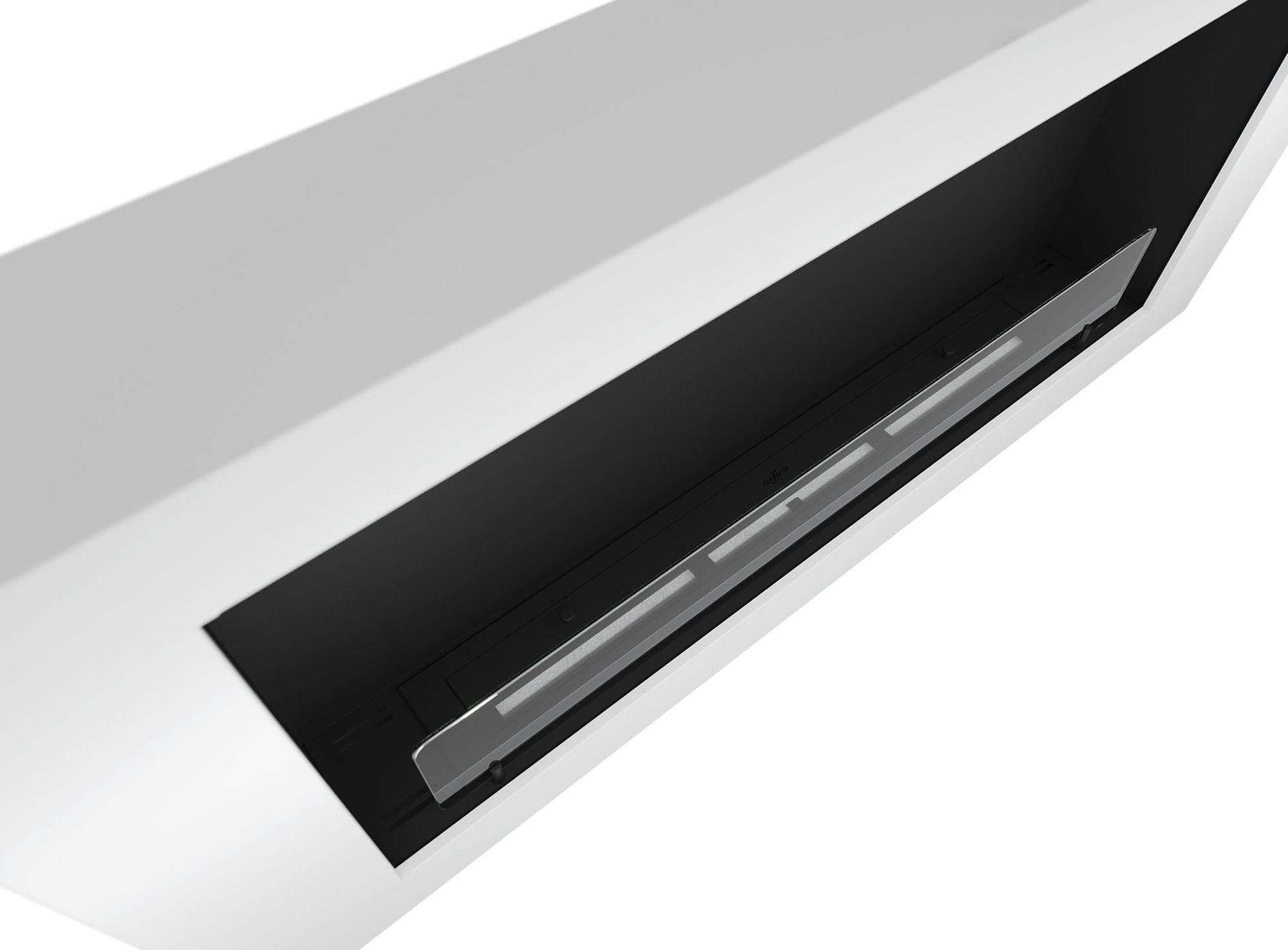 Biokamīns Mura 80/56/16;100/56/16/120/56/16 cm balts - N1 Home