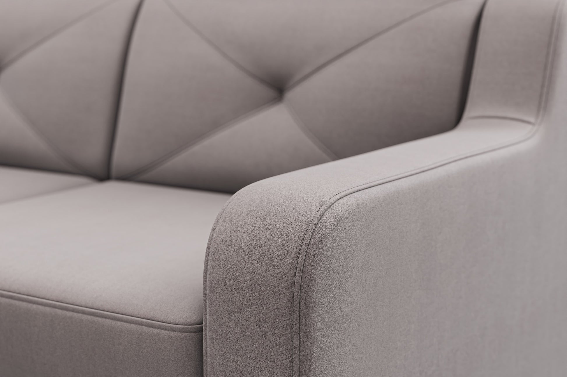 Dīvāns Laks 220/88/165 cm gaiši pelēks - N1 Home