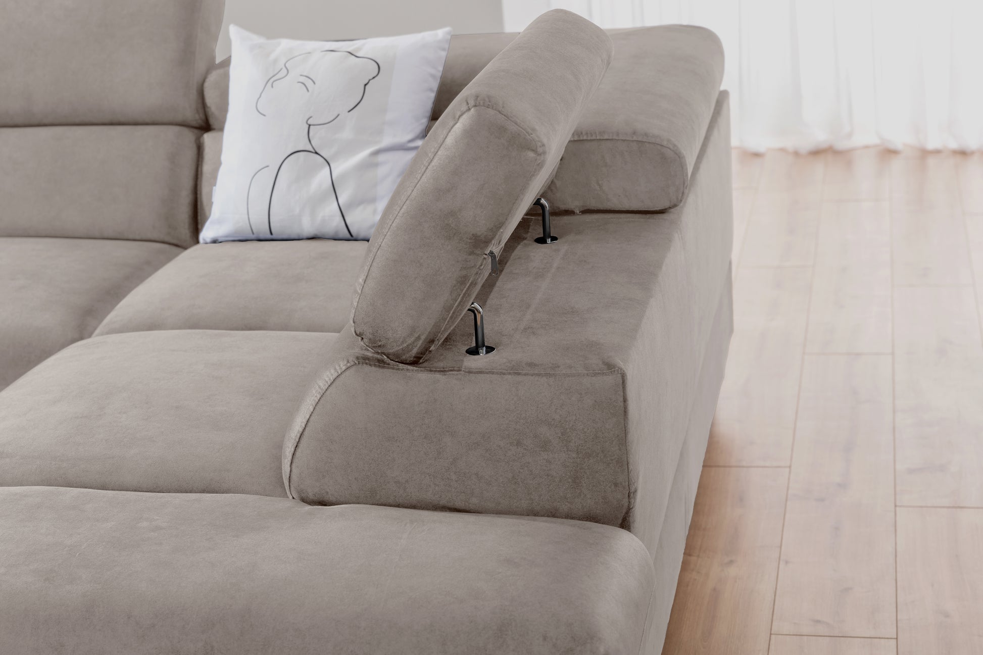 Dīvāns Zali 280/110/205 cm Castel 04 - N1 Home