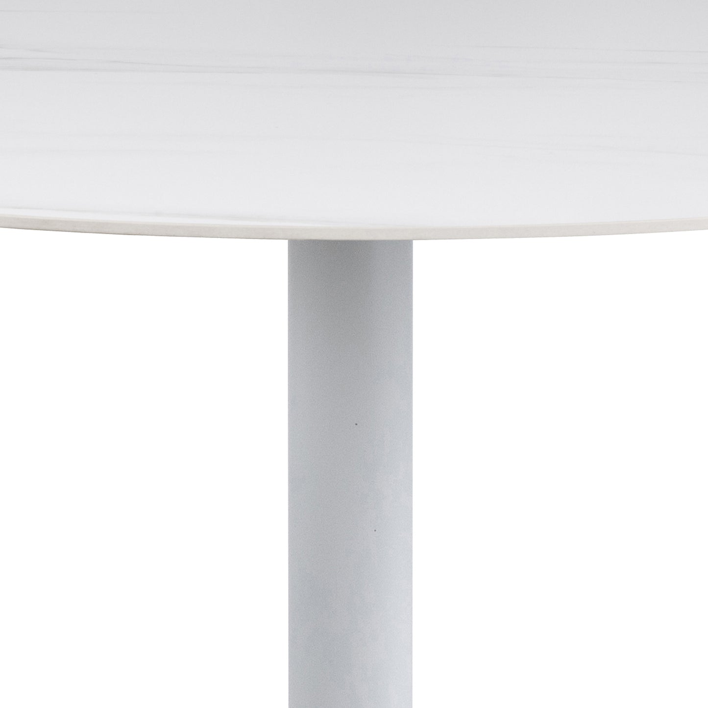 Bāra galds Roši 80/80/105 cm balts - N1 Home