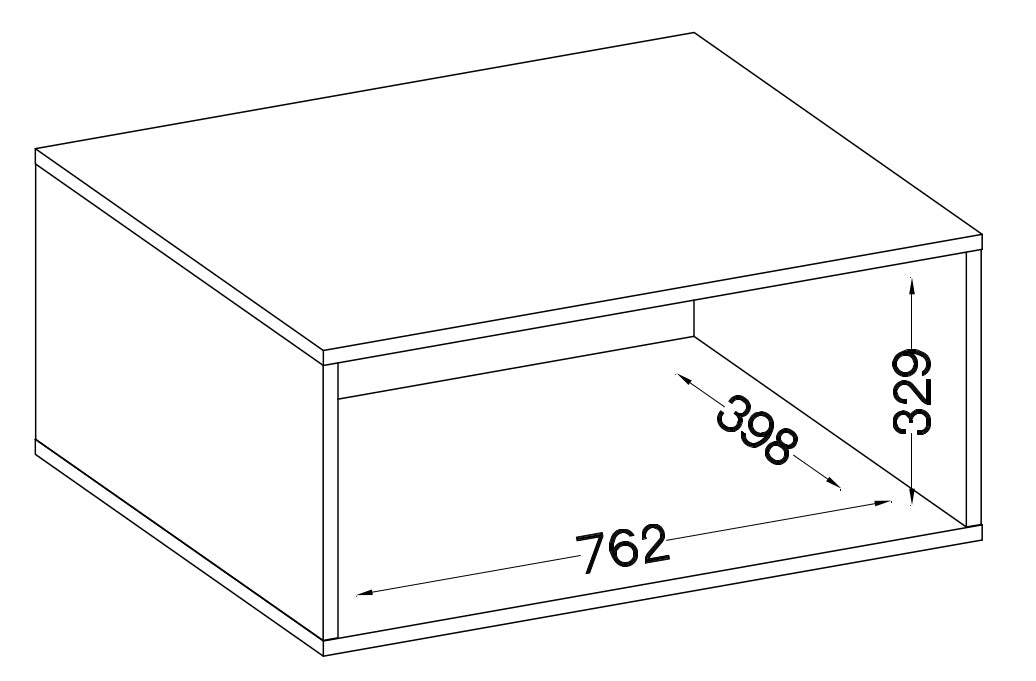 Biroja kabinets Stun 37/80/44 cm pelēks - N1 Home