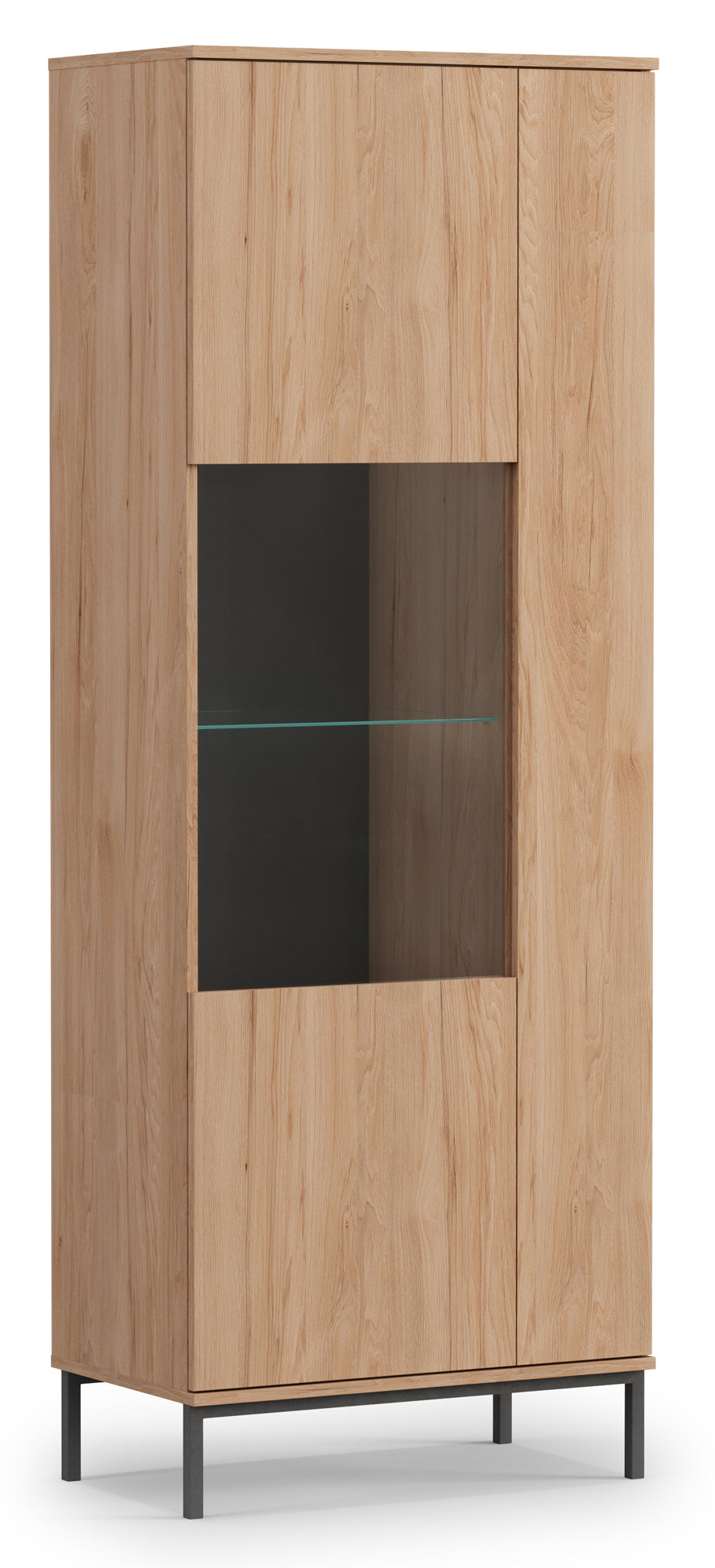 Vitīnas skapis Polka 190/70/41 cm hikorijs - N1 Home