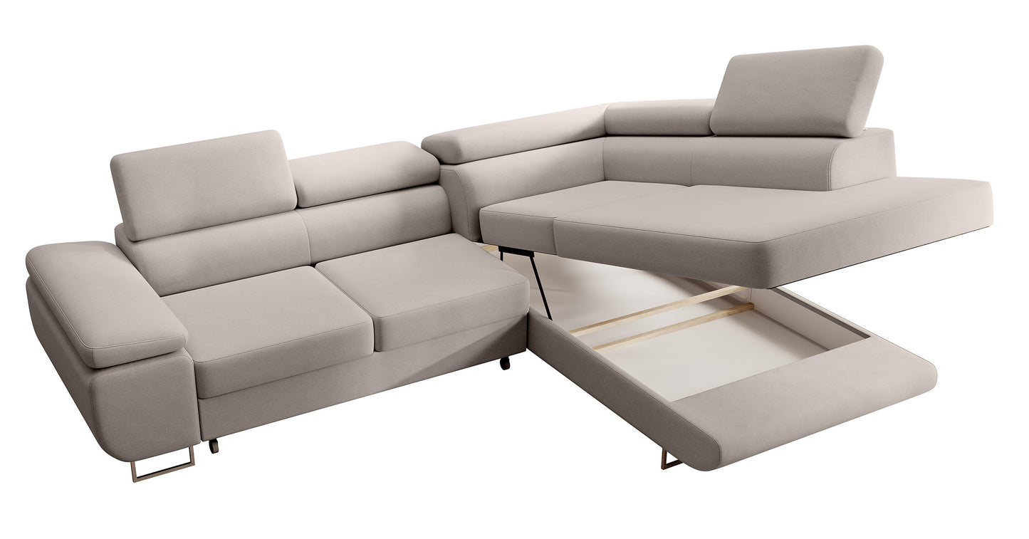 Dīvāns Steva 90/275/203 cm Castel 04 - N1 Home