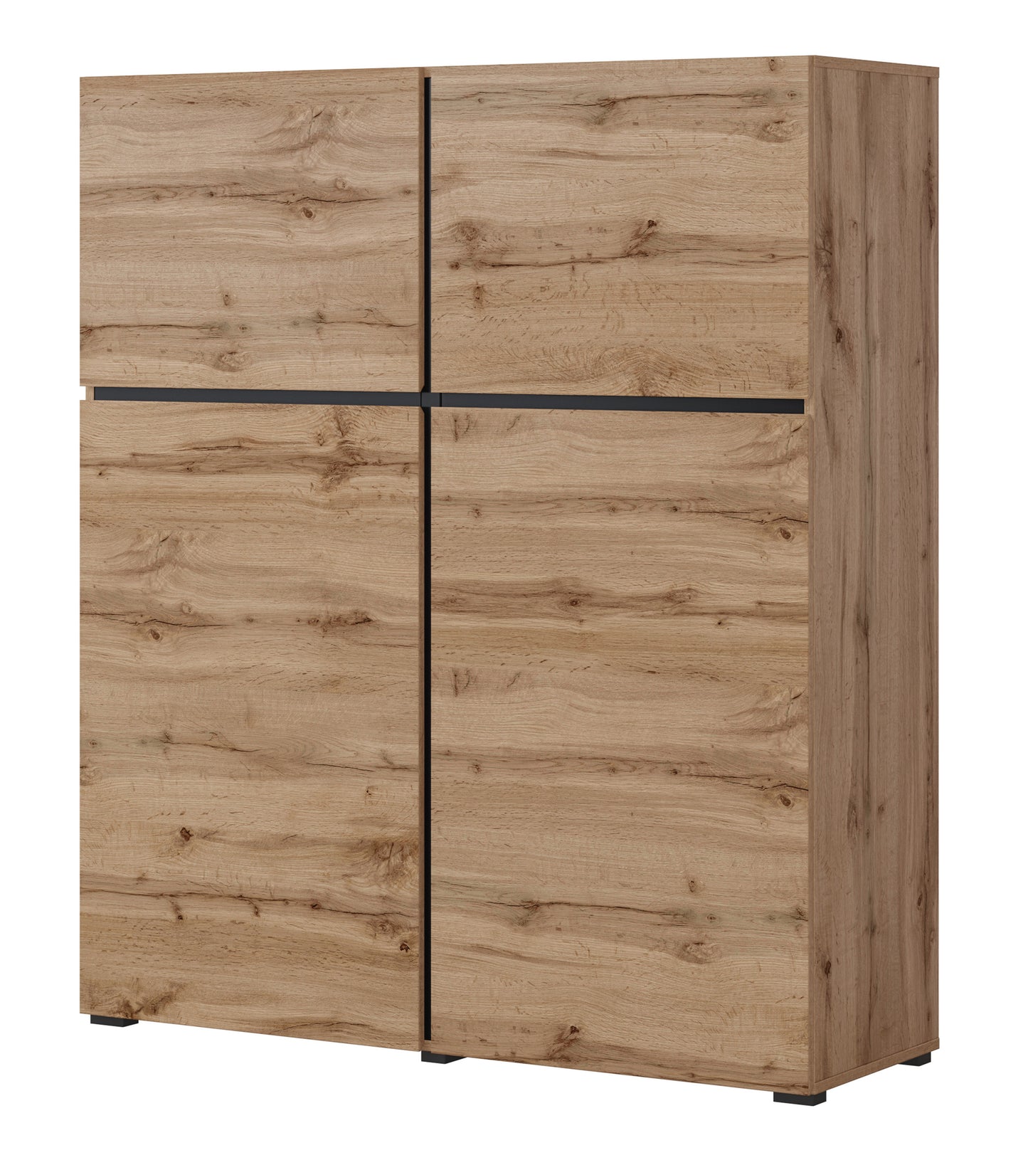 Kumode Kruzat 119/139/40 cm Votan ozols