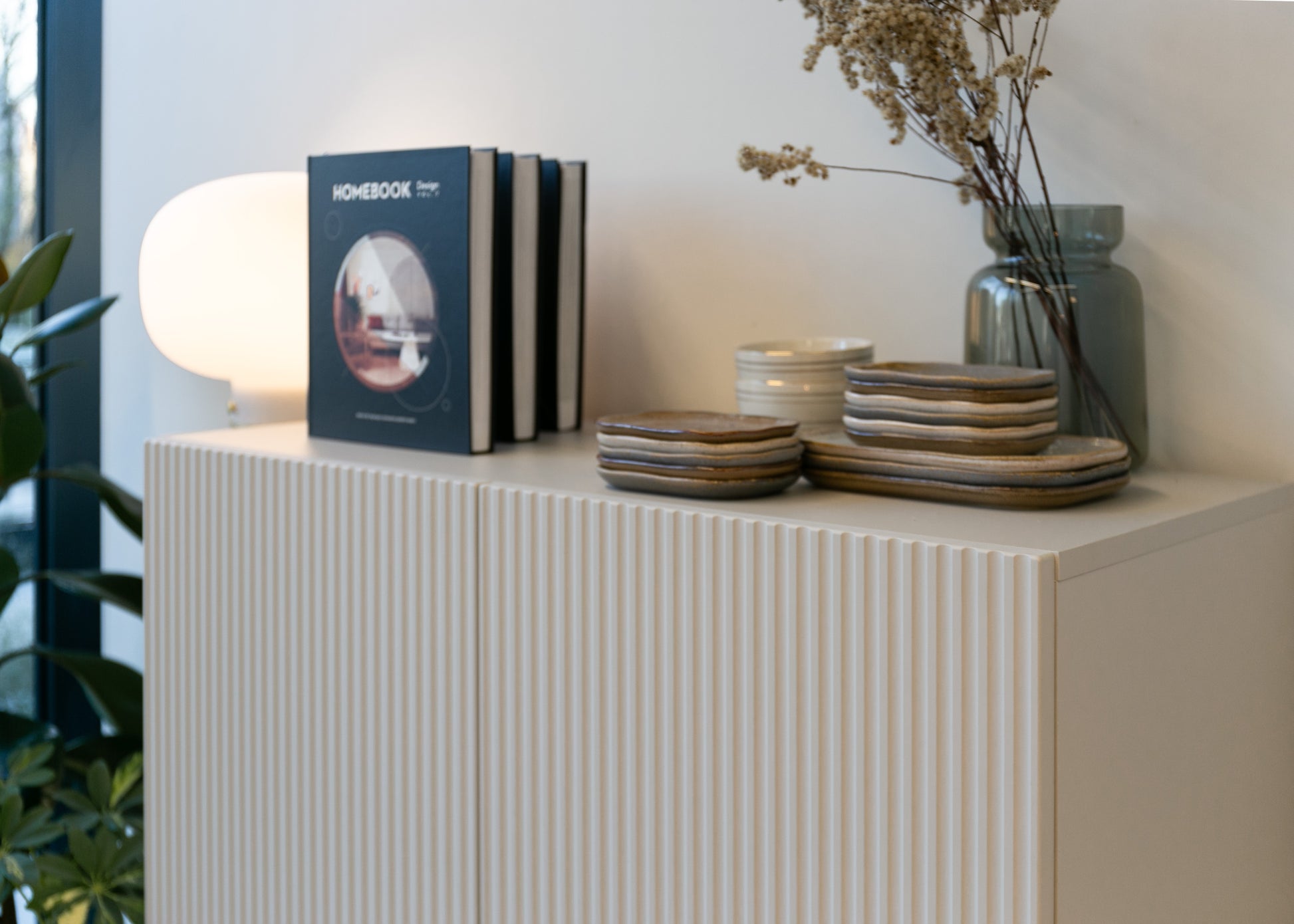 Kumode Velda 90/125/38 cm bēšs/zelts - N1 Home