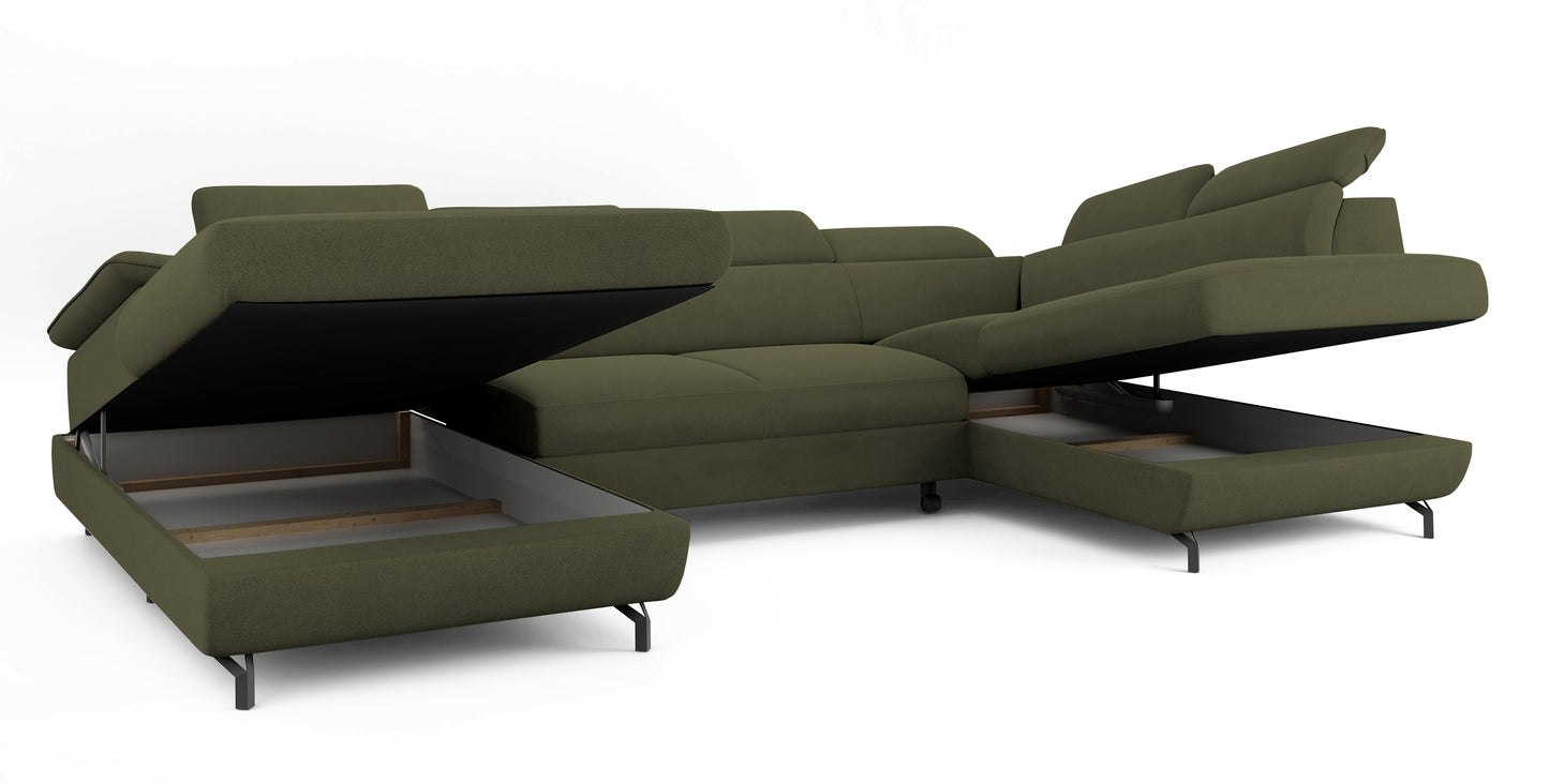 Dīvāns Lamigo U 80/333/203 cm Castel 39