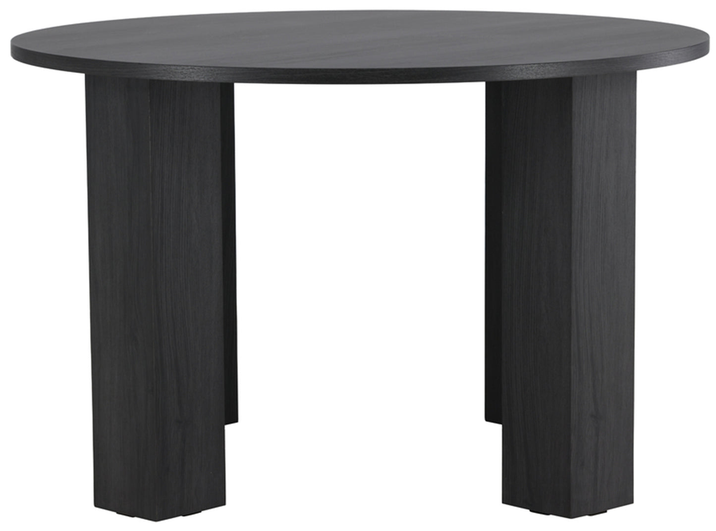 Galds Junas 120/120/75 cm melns