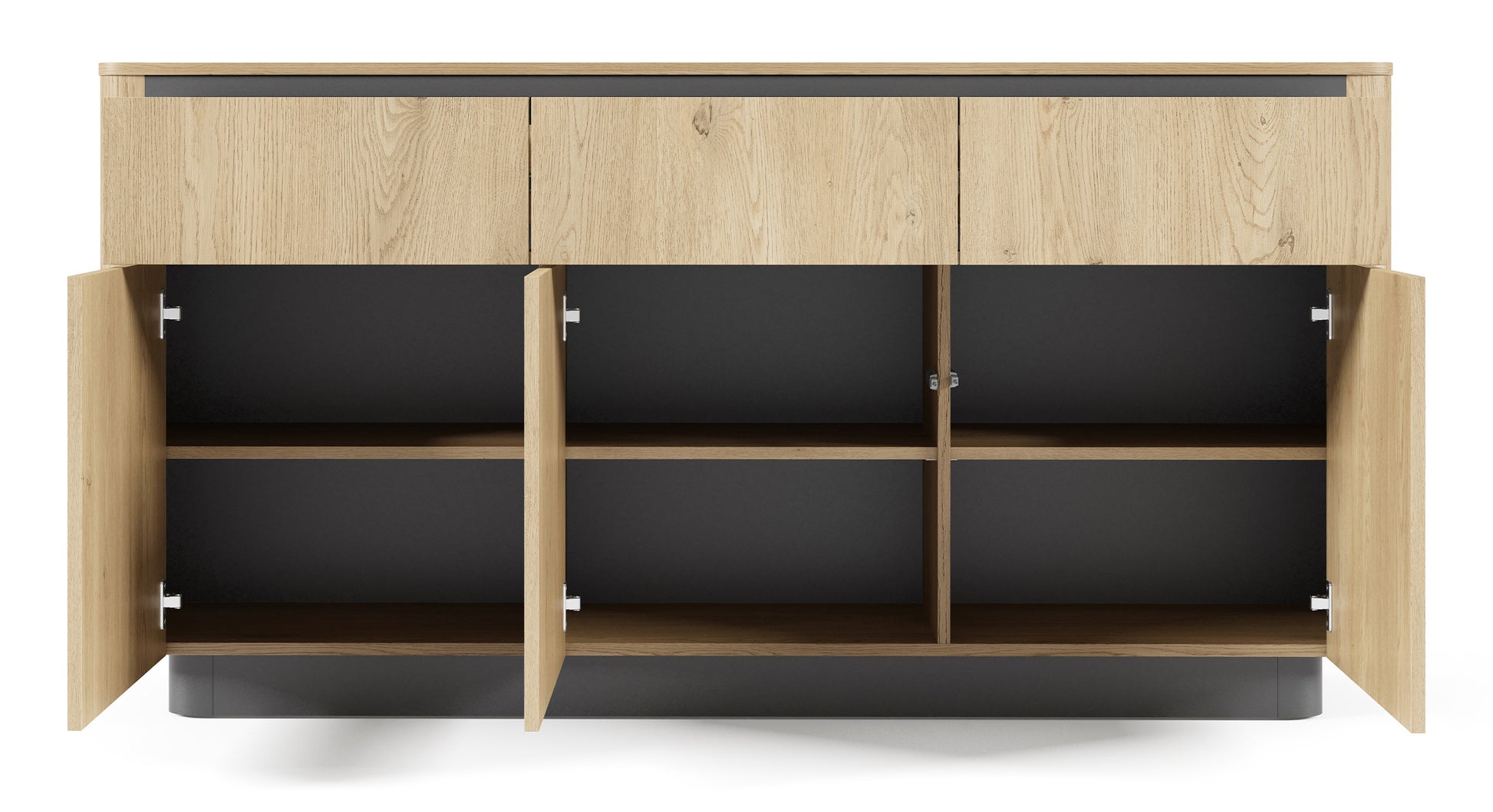 Kumode Torredo 82/163/38 cm Kremona ozols - N1 Home