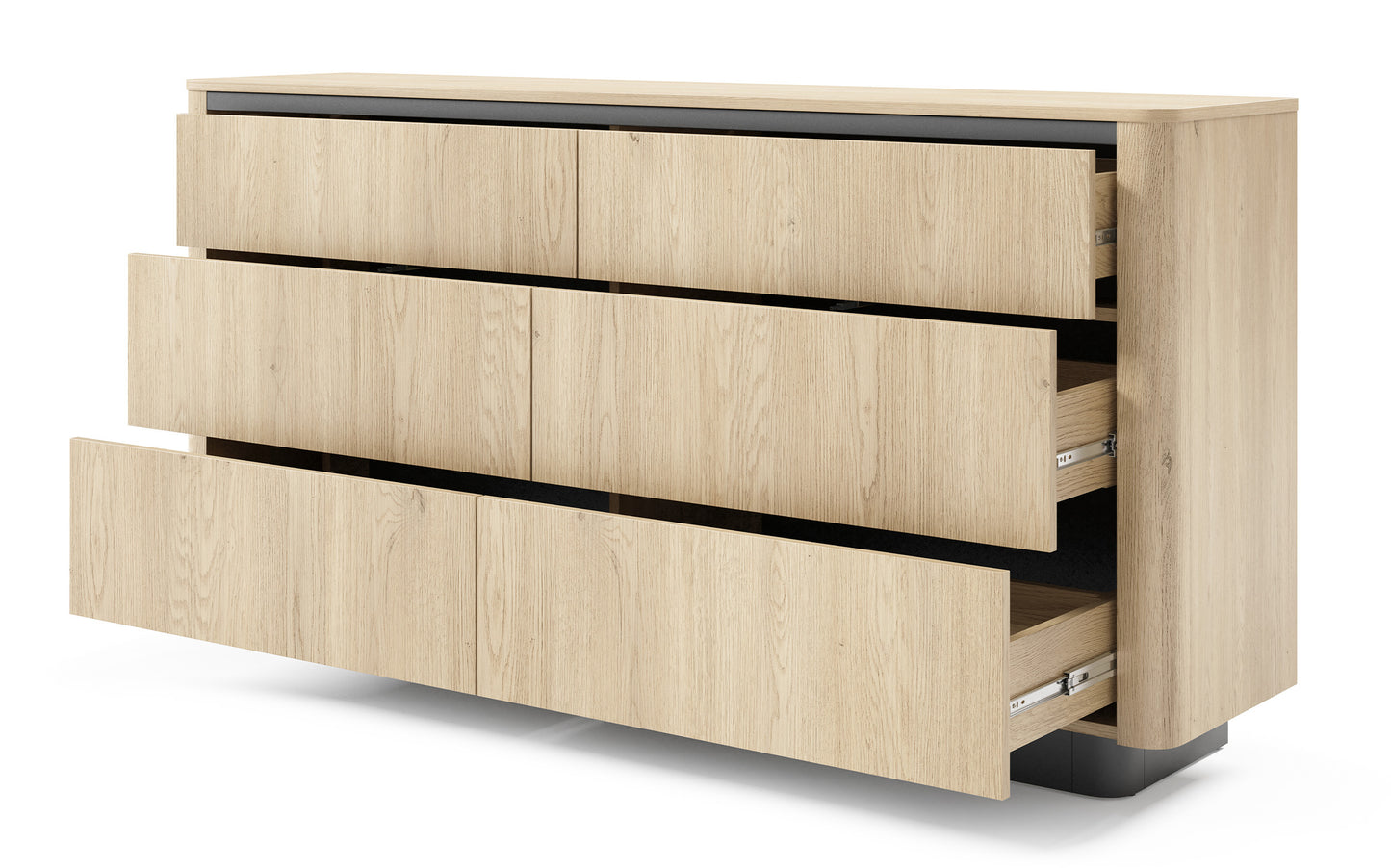 Kumode Torredo 82/163/38 cm Kremona ozols - N1 Home