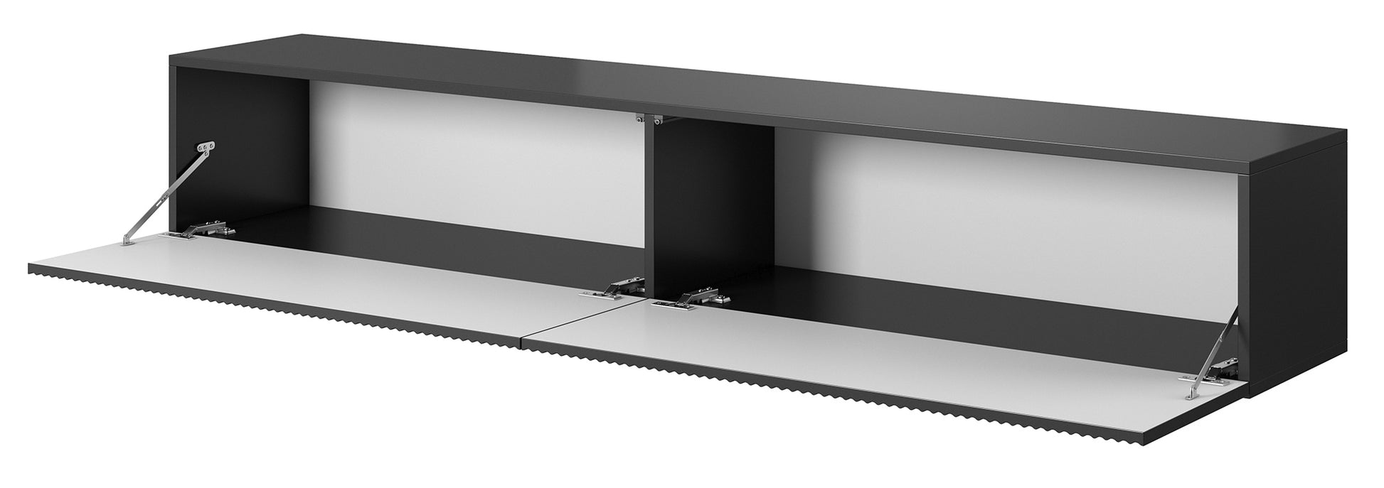 TV skapis Velda 175/28/31 cm melns - N1 Home