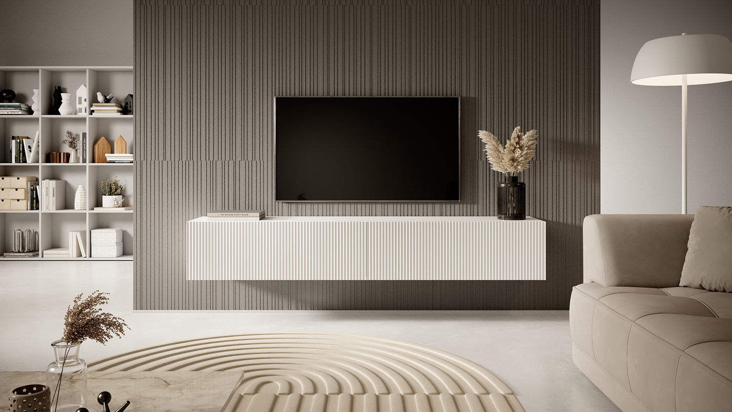 TV skapis Velda 175/28/31 cm balts