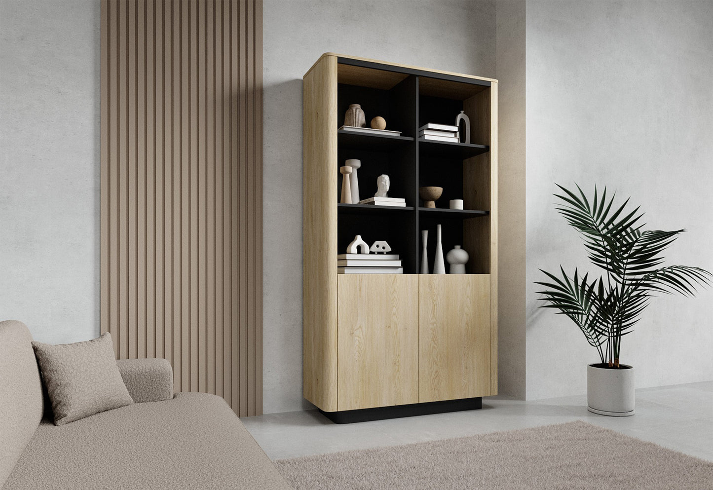 Skapis Torredo 190/113/38 cm Kremona ozols