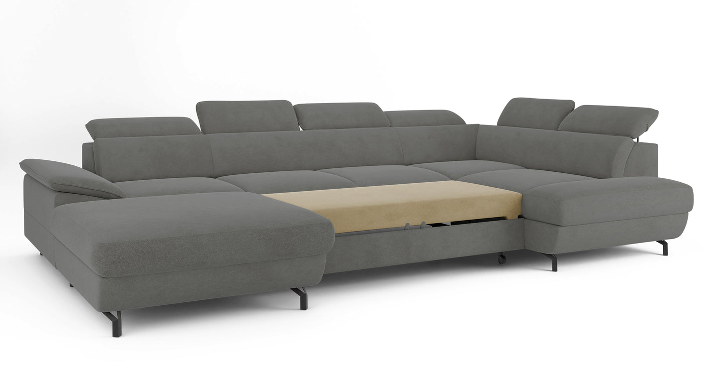 Dīvāns Lamigo U 80/333/203 cm Castel 93