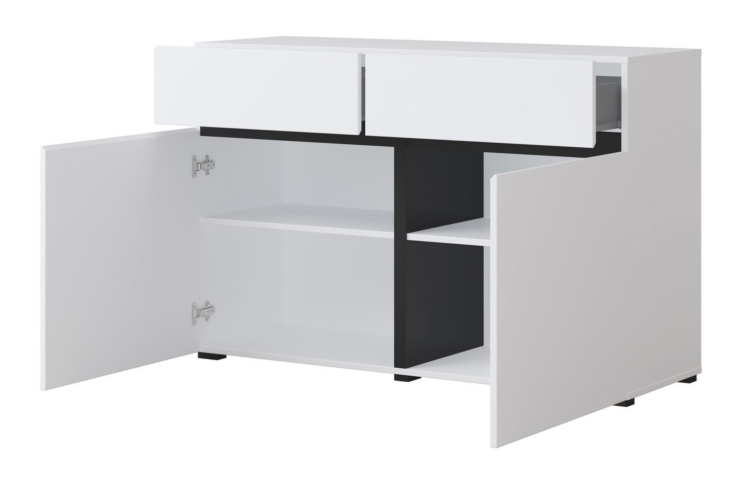 Kumode Kruzat 119/78/40 cm balts