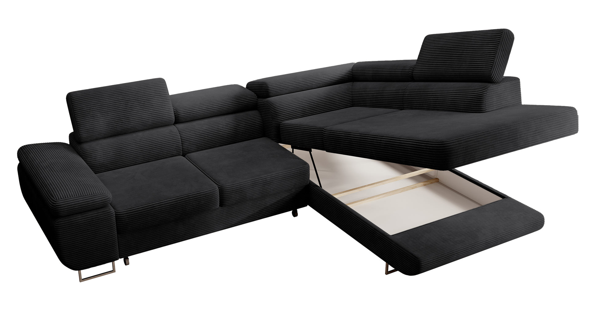 Dīvāns Steva 90/275/203 cm Poso 135 - N1 Home