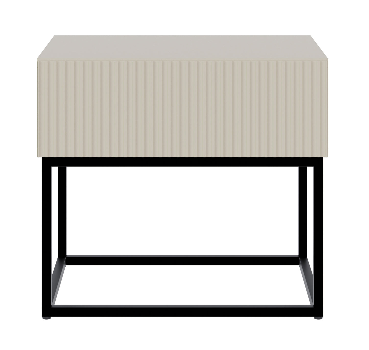 Naktsskapis Velda 50/44/35 cm bēšs/melns - N1 Home