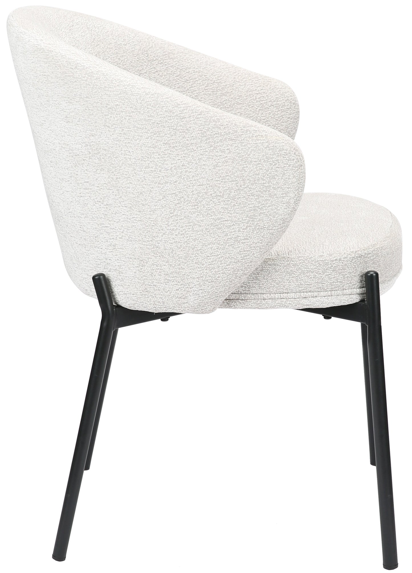 Krēsls Atisy 76.5/56/46 cm gaiši pelēks - N1 Home