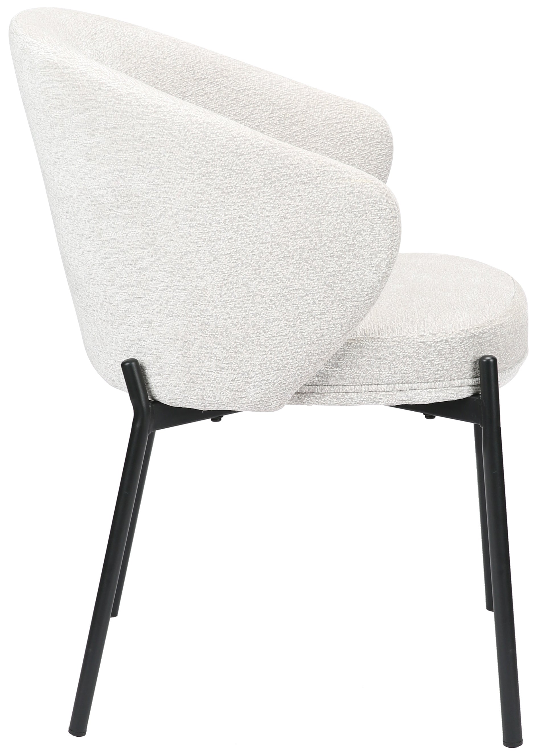 Krēsls Atisy 76.5/56/46 cm gaiši pelēks - N1 Home