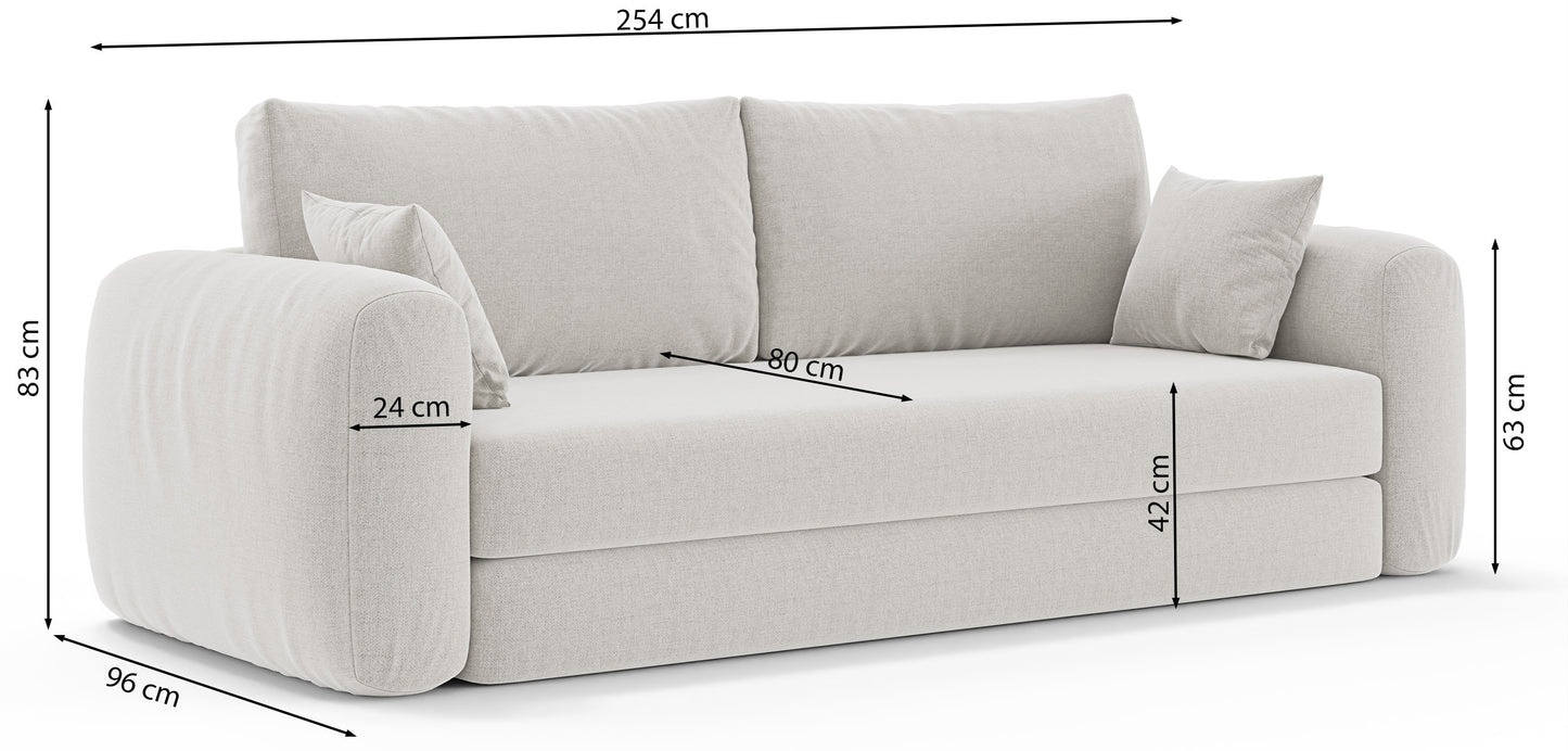 Dīvāns Velero 42/200/80 cm Verita 03 - N1 Home