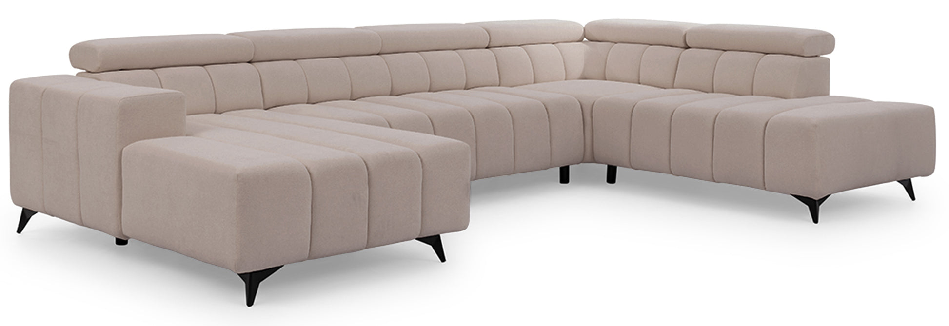 Dīvāns Roggus U 79/356/234 cm Sicuro 50 - N1 Home