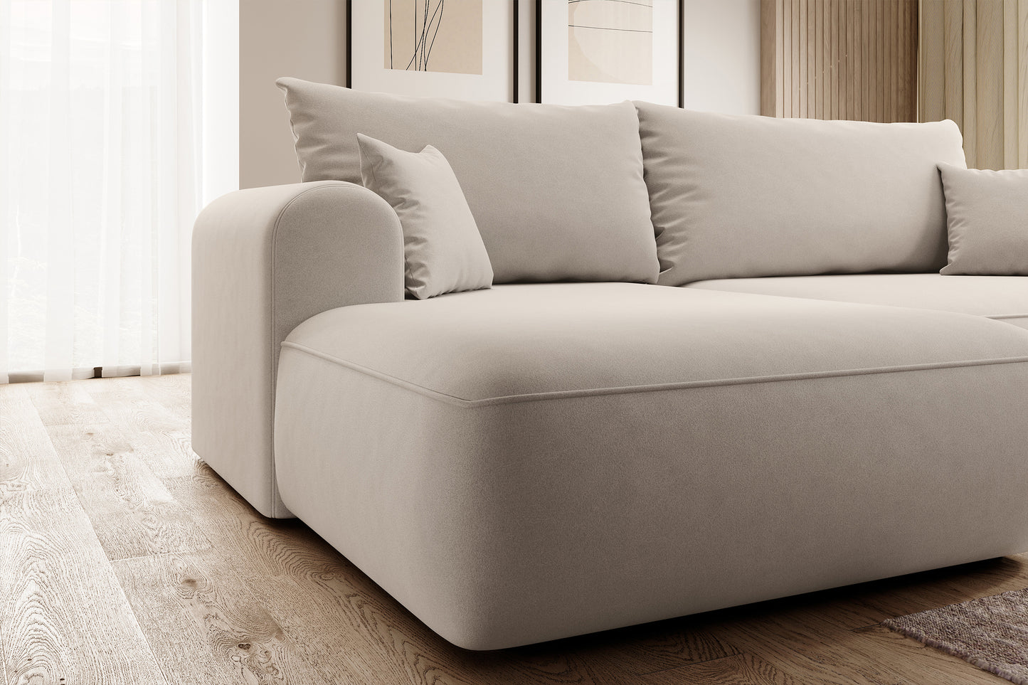 Dīvāns Ovors 260/93/165 cm Castel 03 - N1 Home