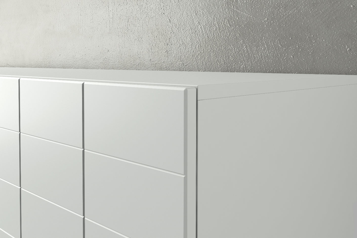 TV skapis Gontal 165/52/45 cm balts