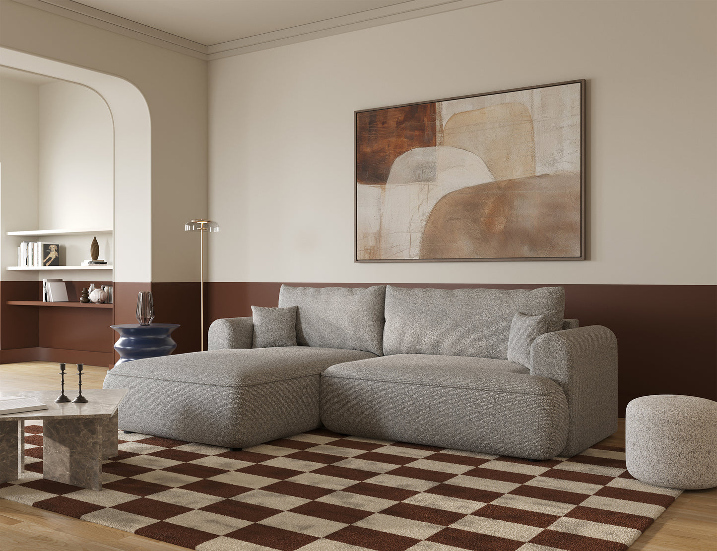 Dīvāns Ovors 260/93/165 cm Puente 09 - N1 Home