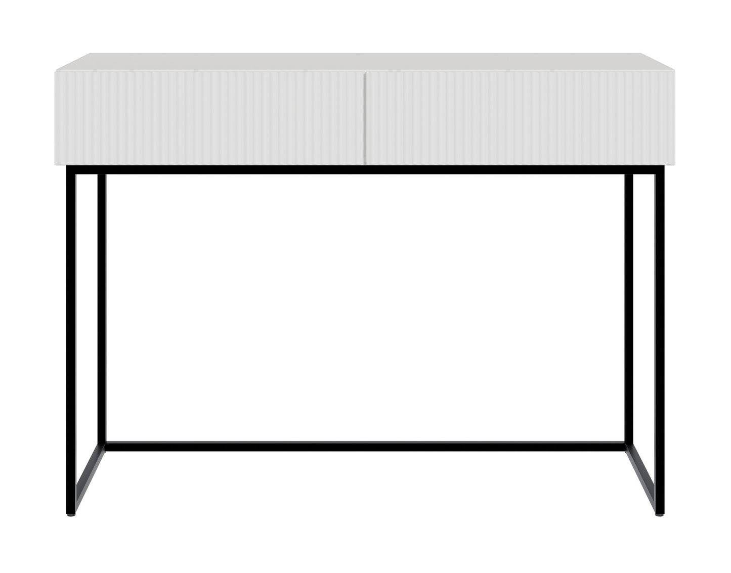 Konsole Velda 110/79/40 cm balts/melns