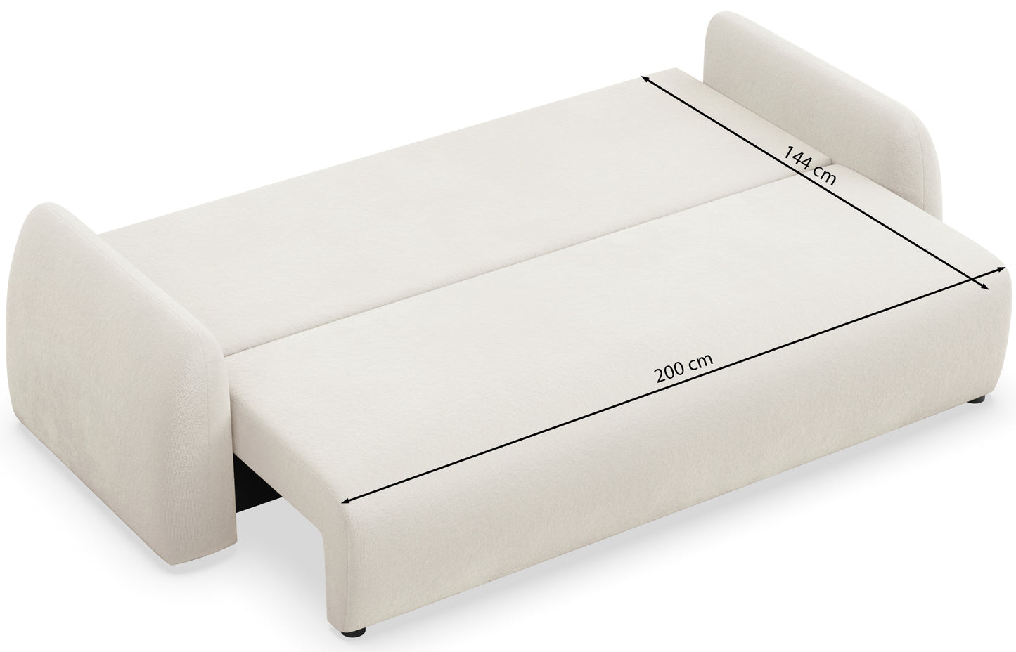 Dīvāns Nubo 244/85/93 cm Enjoy New Lux 50 - N1 Home