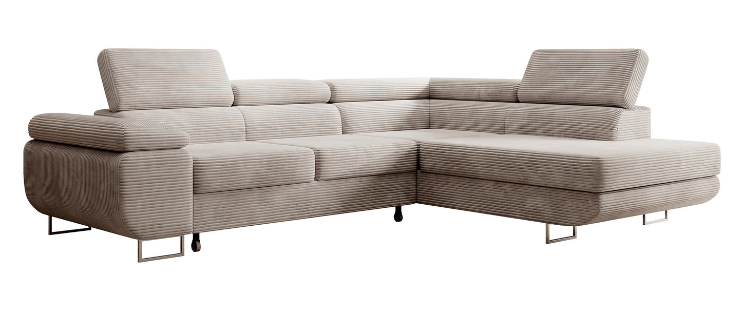 Dīvāns Steva 90/275/203 cm Poso 100 - N1 Home