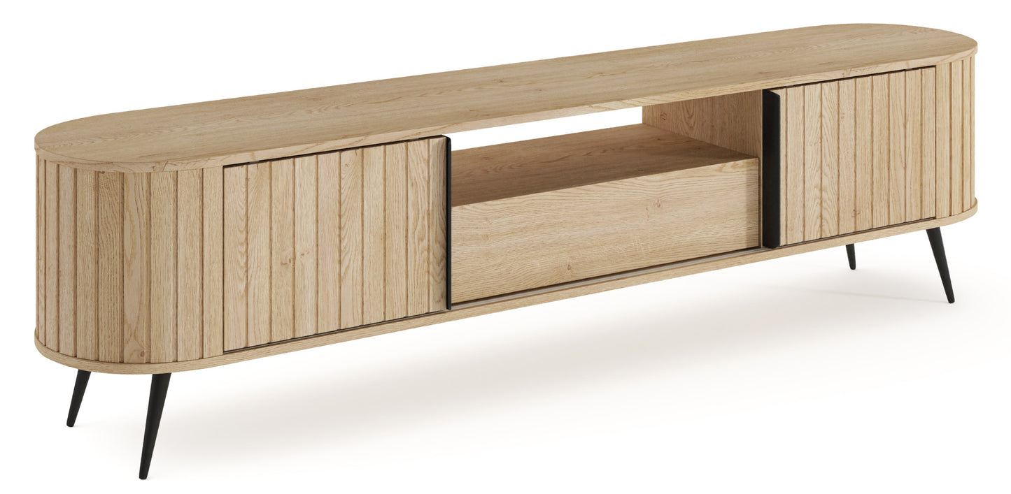 TV skapis Lavas 51/196/40 cm Kremonas ozols