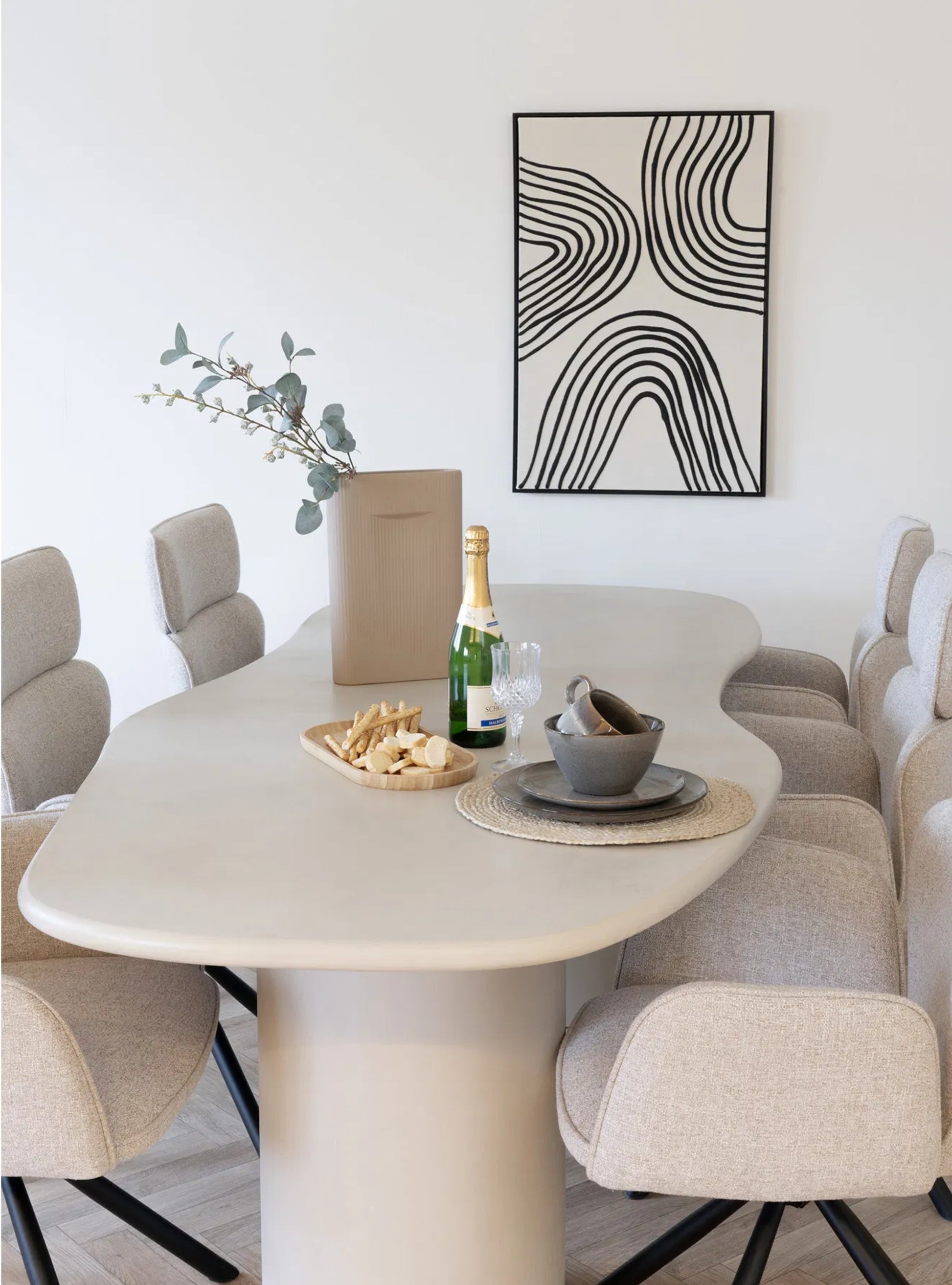 Galds Marano 76/240/96 cm gaiši peleks - N1 Home