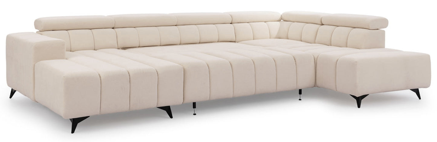 Dīvāns Roggus U 79/356/234 cm Sicuro 55 - N1 Home