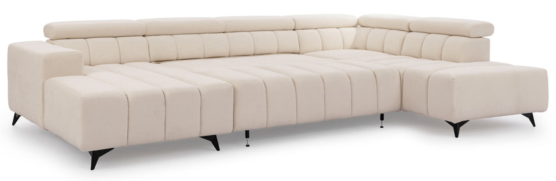 Dīvāns Roggus U 79/356/234 cm Sicuro 55 - N1 Home