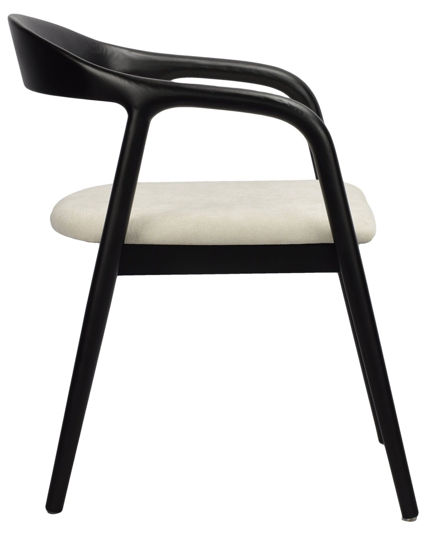 Krēsls Insi 73/56/56 cm melns/krēms - N1 Home