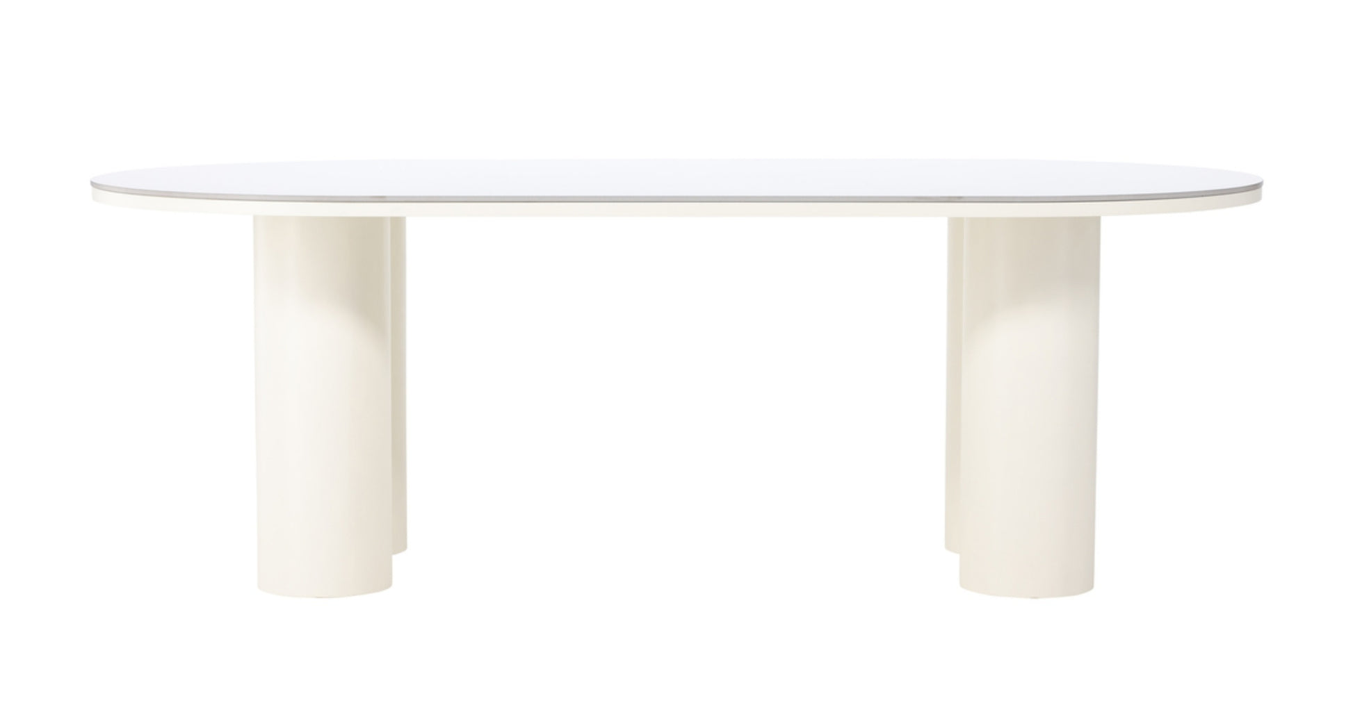 Galds Adula 74/220/110 cm balts - N1 Home