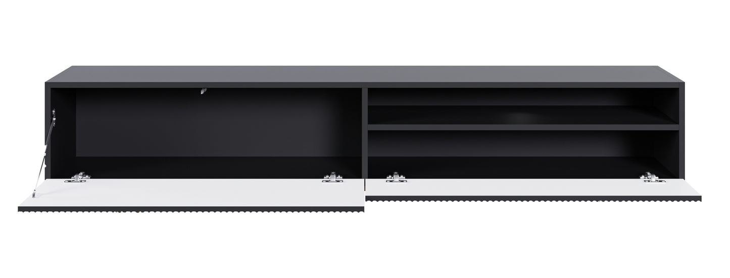 TV skapis Velda 175/28/31 cm melns