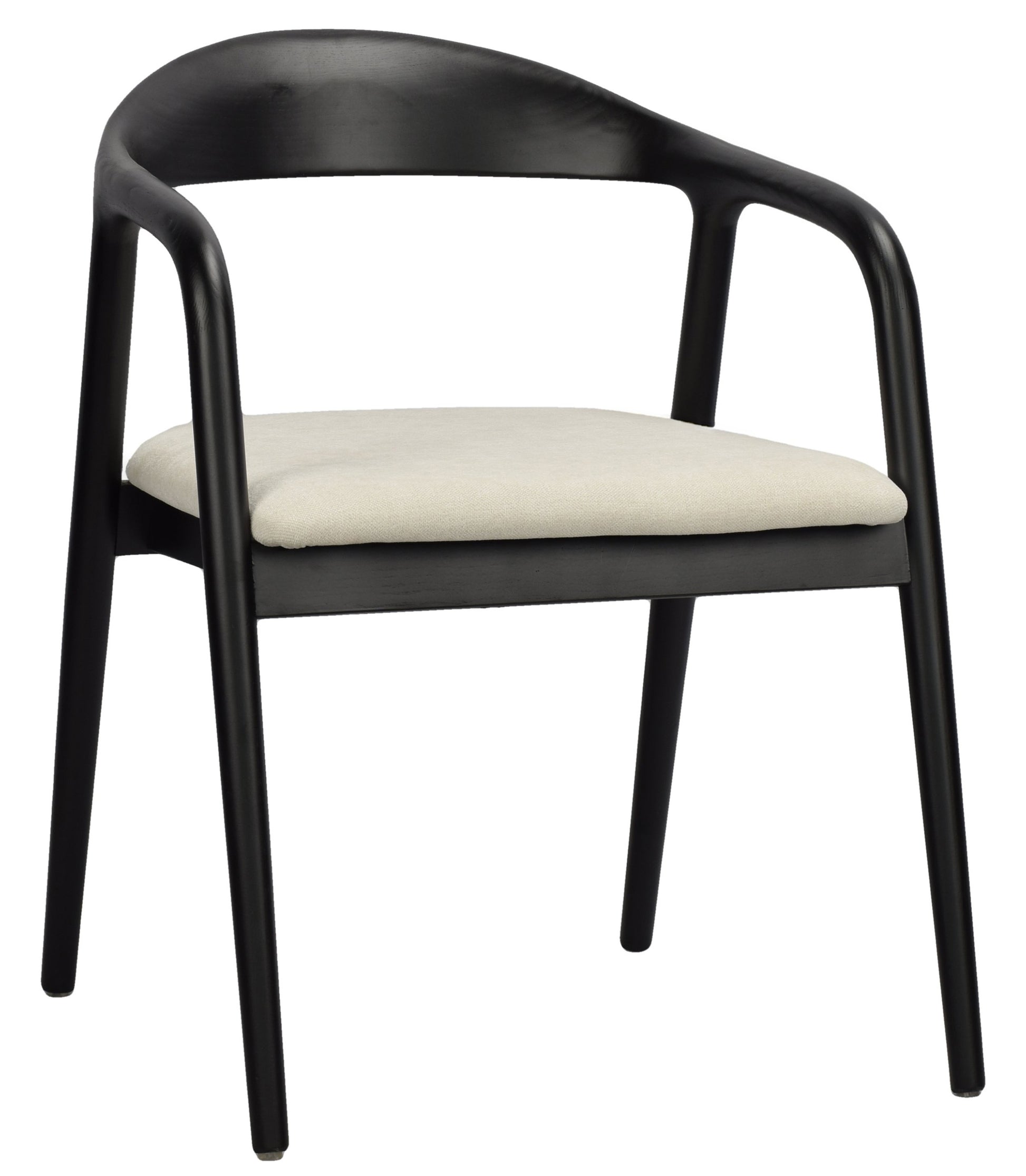 Krēsls Insi 73/56/56 cm melns/krēms - N1 Home