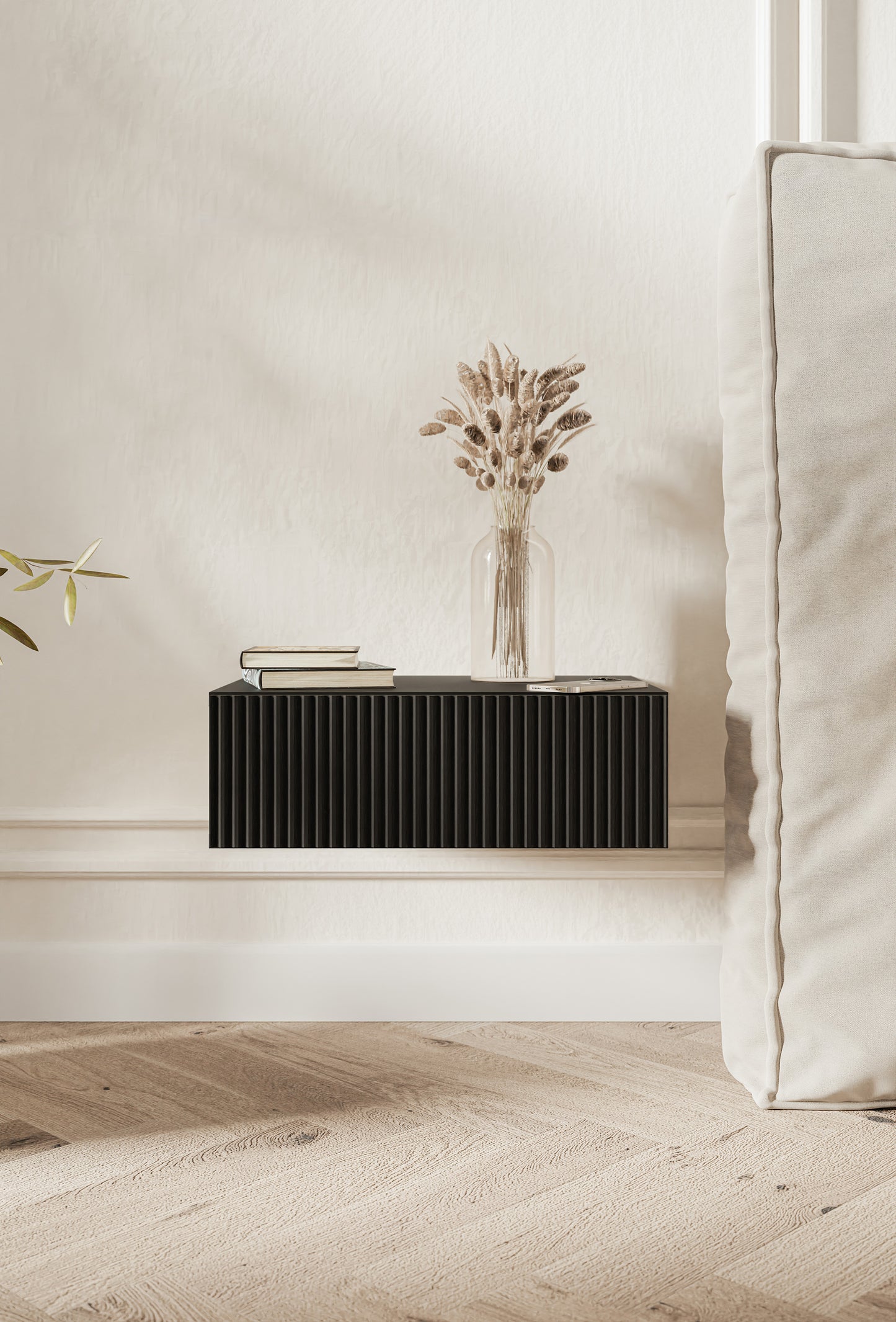 Naktsskapis Velda 50/17/35 cm melns