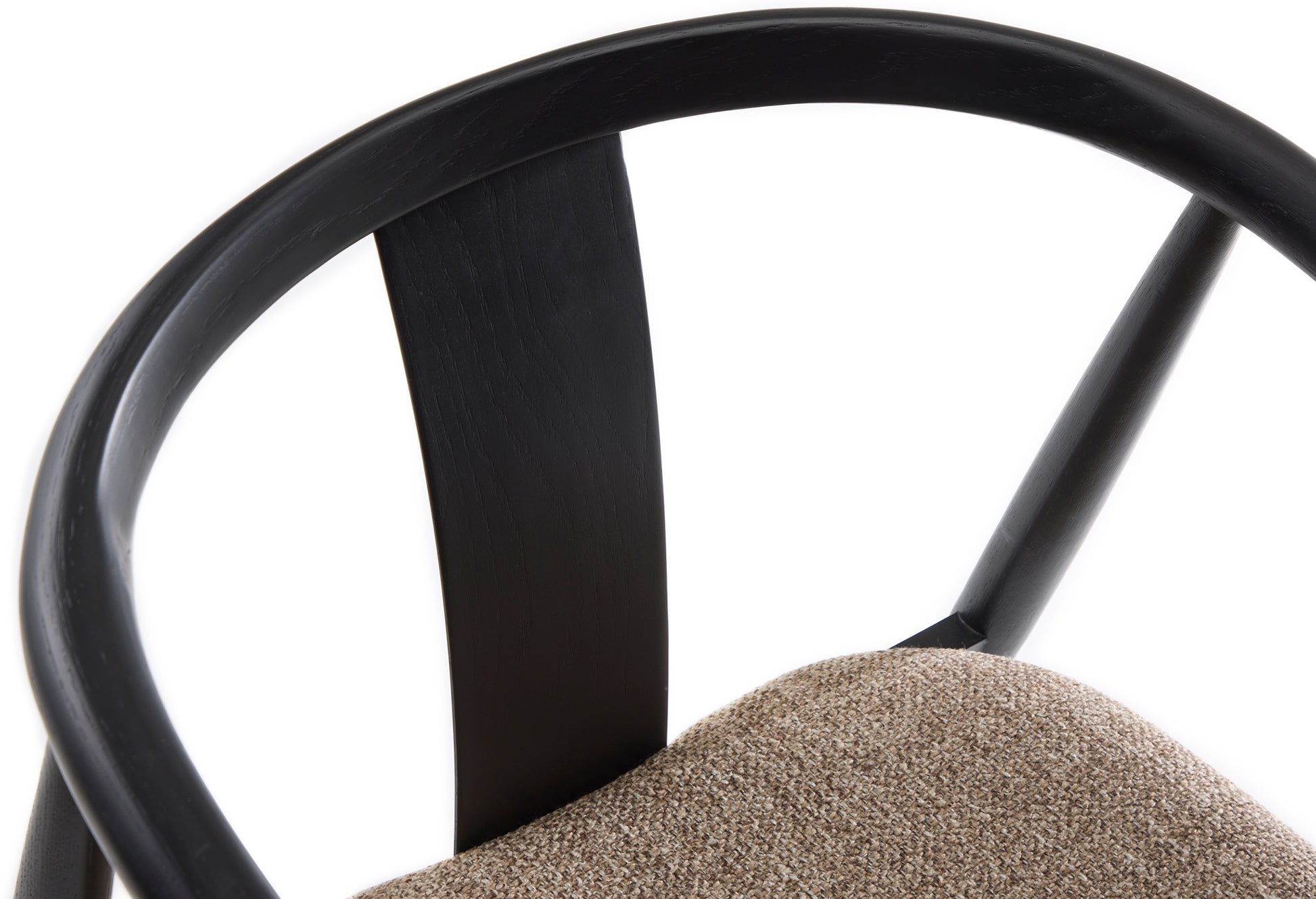 Krēsls Dabise 76/59/52 cm melns/brūns - N1 Home