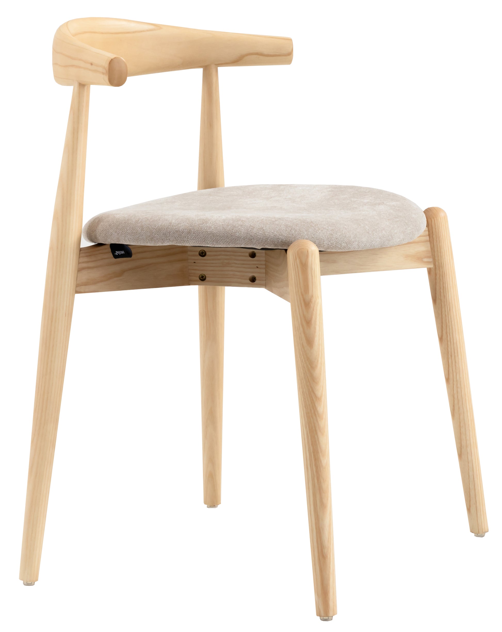 Krēsls Pera 72/51/56 cm bēšs/ozols - N1 Home