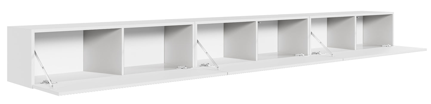 TV skapis Velda 302/28/31 cm balts