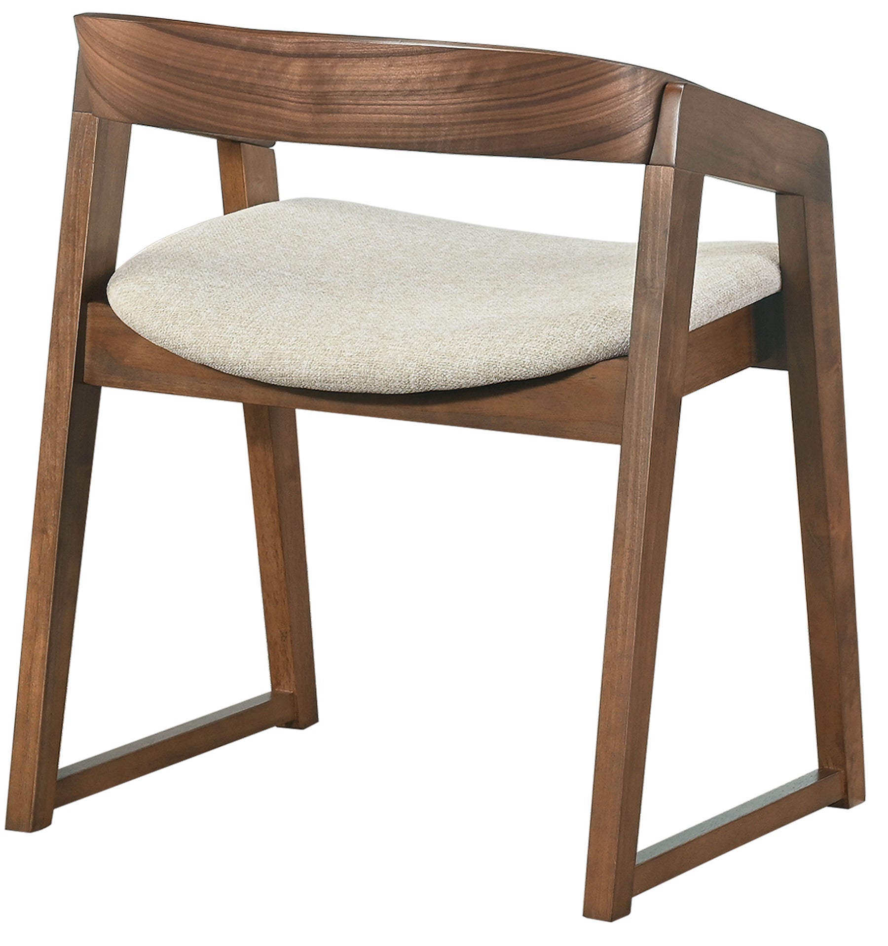 Krēsls Salor 67/55/54 cm rieksts/bēšs - N1 Home